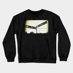 La Brea Avenue & Grosvenor Street, Inglewood, CA by Mistah Wilson Crewneck Sweatshirt